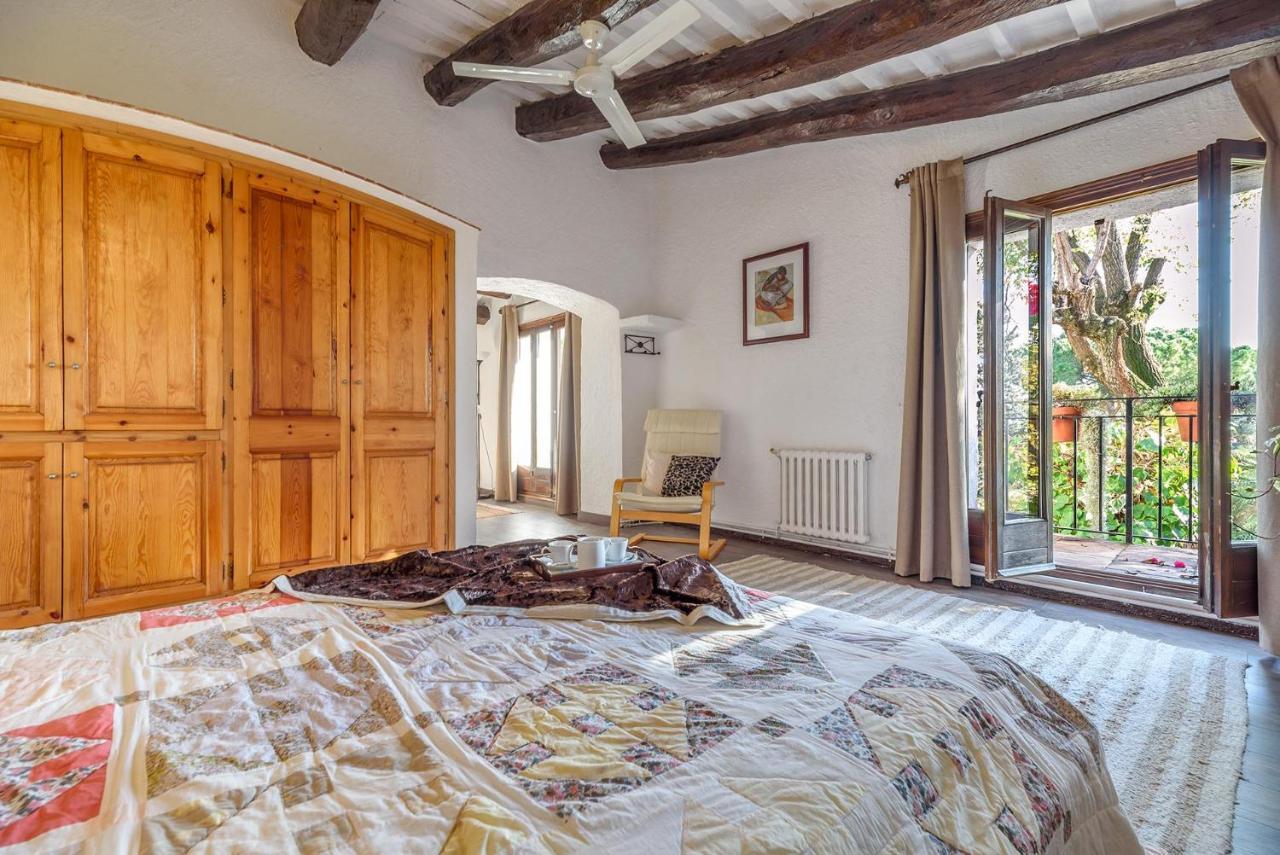 Masia Can Manent Del Bosc S XVIII Santa Eulalia de Ronsaná Exteriör bild