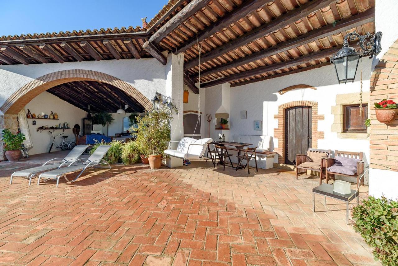 Masia Can Manent Del Bosc S XVIII Santa Eulalia de Ronsaná Exteriör bild