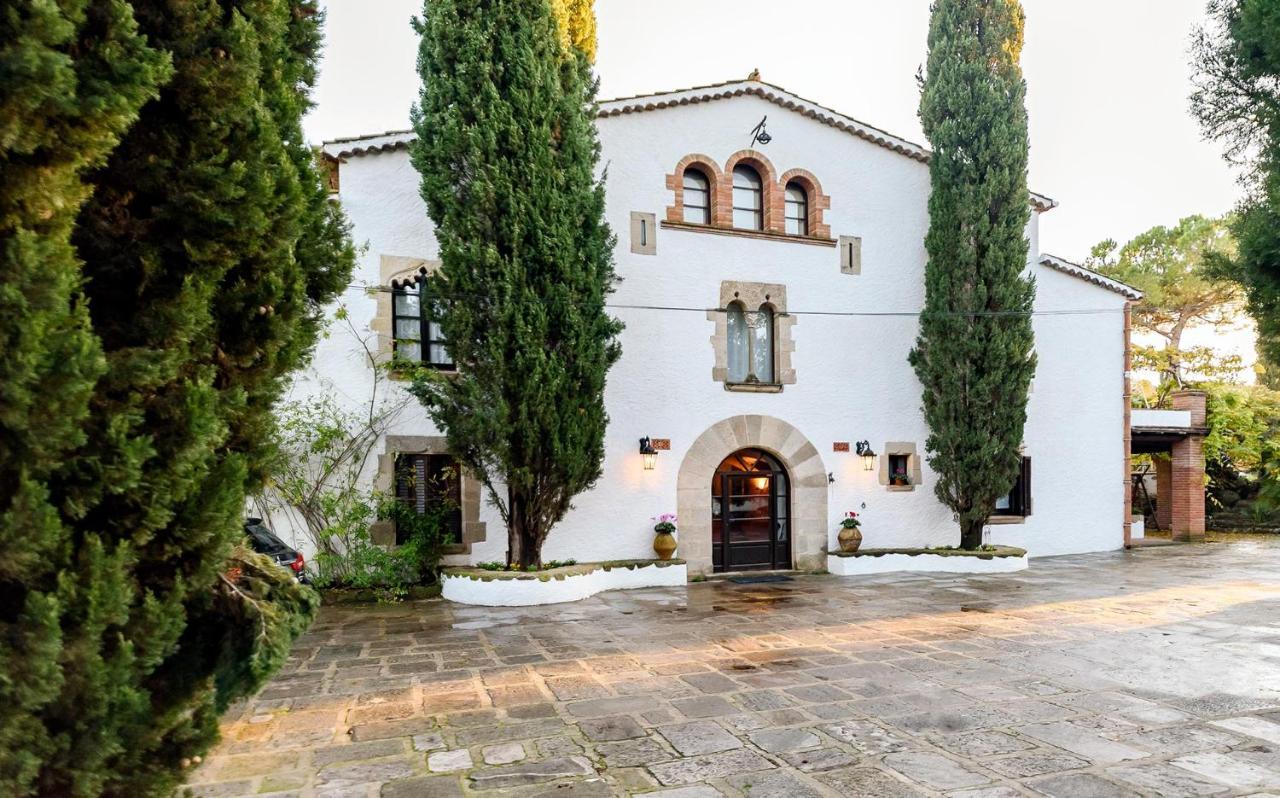 Masia Can Manent Del Bosc S XVIII Santa Eulalia de Ronsaná Exteriör bild