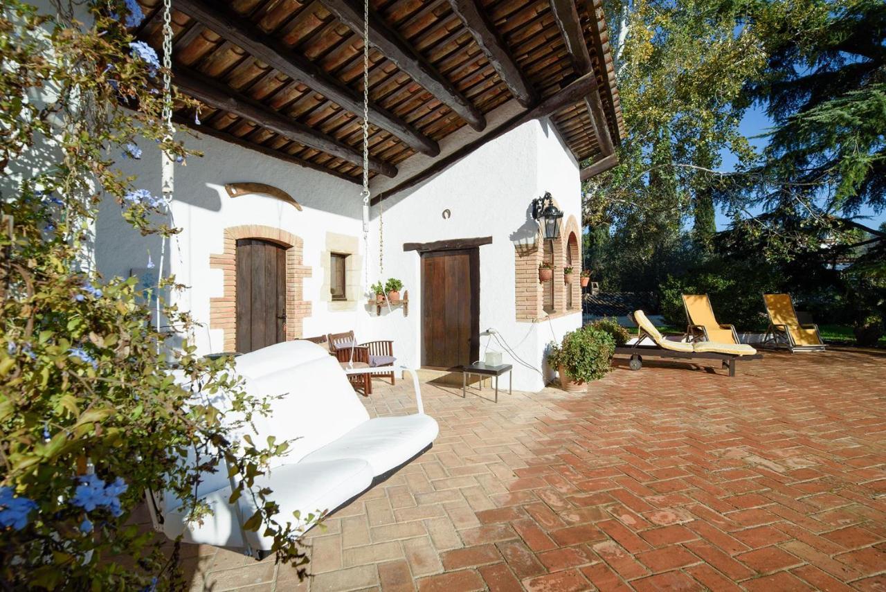 Masia Can Manent Del Bosc S XVIII Santa Eulalia de Ronsaná Exteriör bild