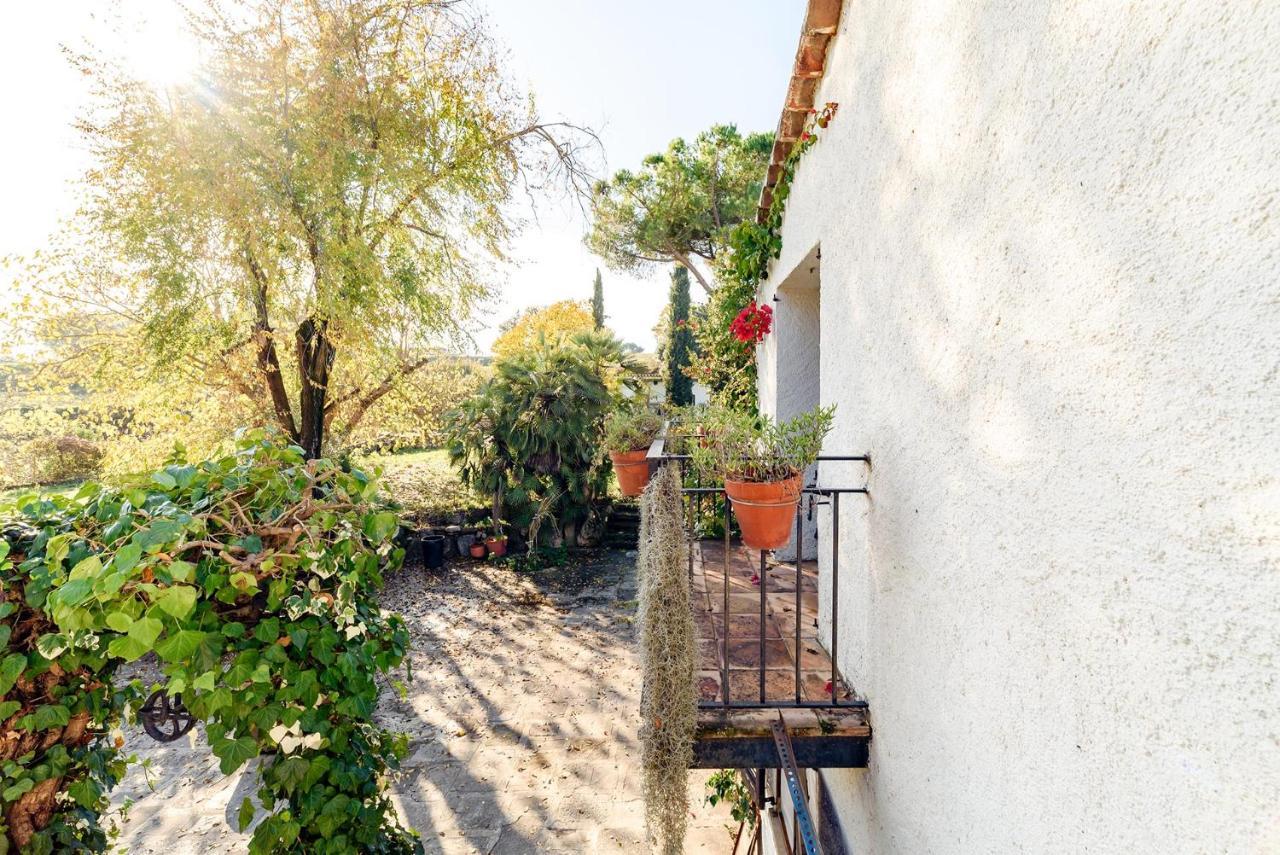 Masia Can Manent Del Bosc S XVIII Santa Eulalia de Ronsaná Exteriör bild
