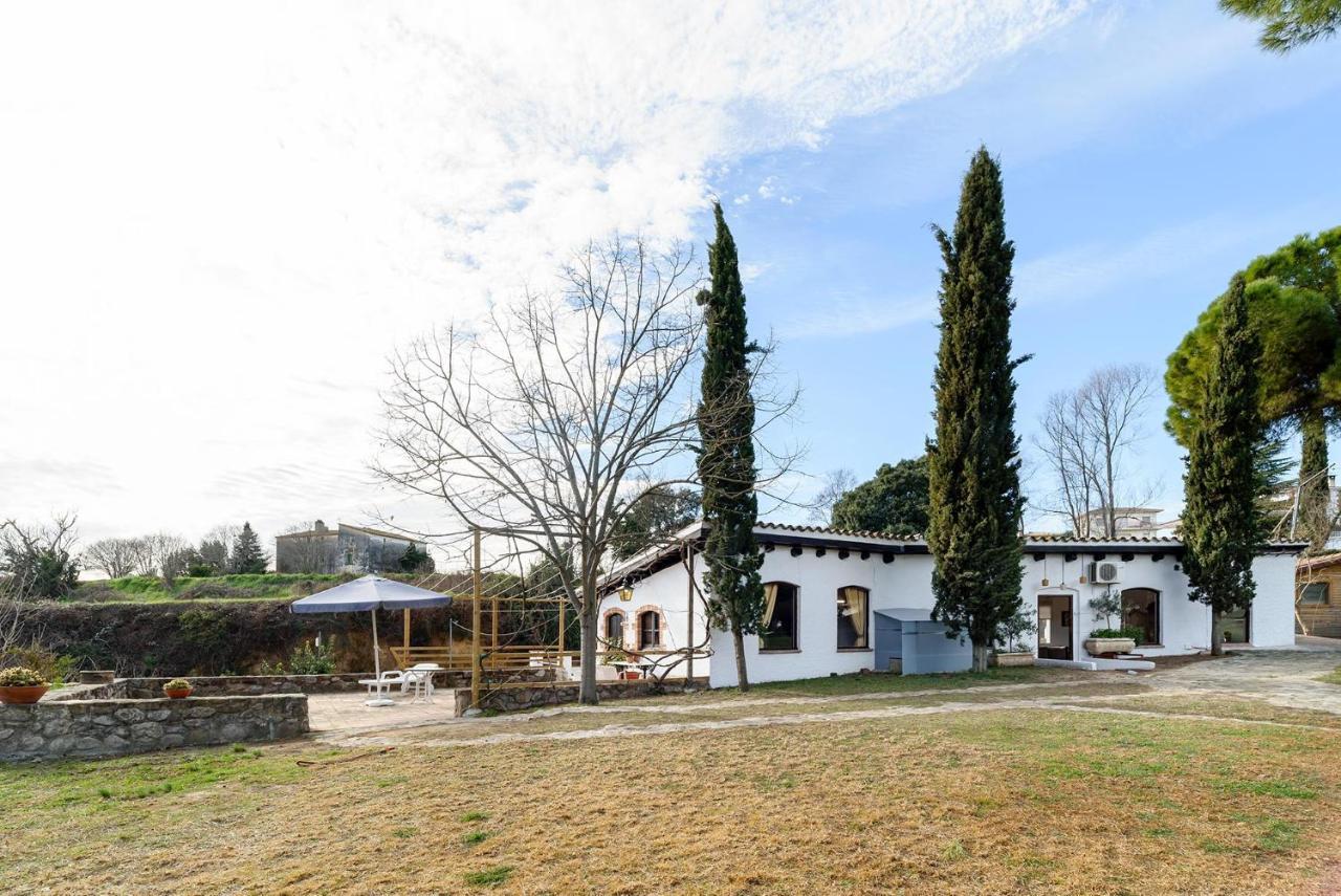 Masia Can Manent Del Bosc S XVIII Santa Eulalia de Ronsaná Exteriör bild