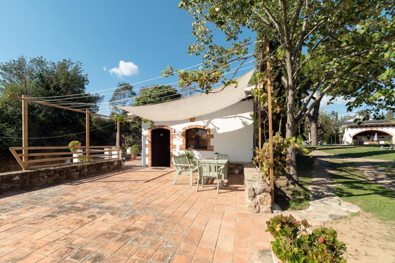 Masia Can Manent Del Bosc S XVIII Santa Eulalia de Ronsaná Exteriör bild