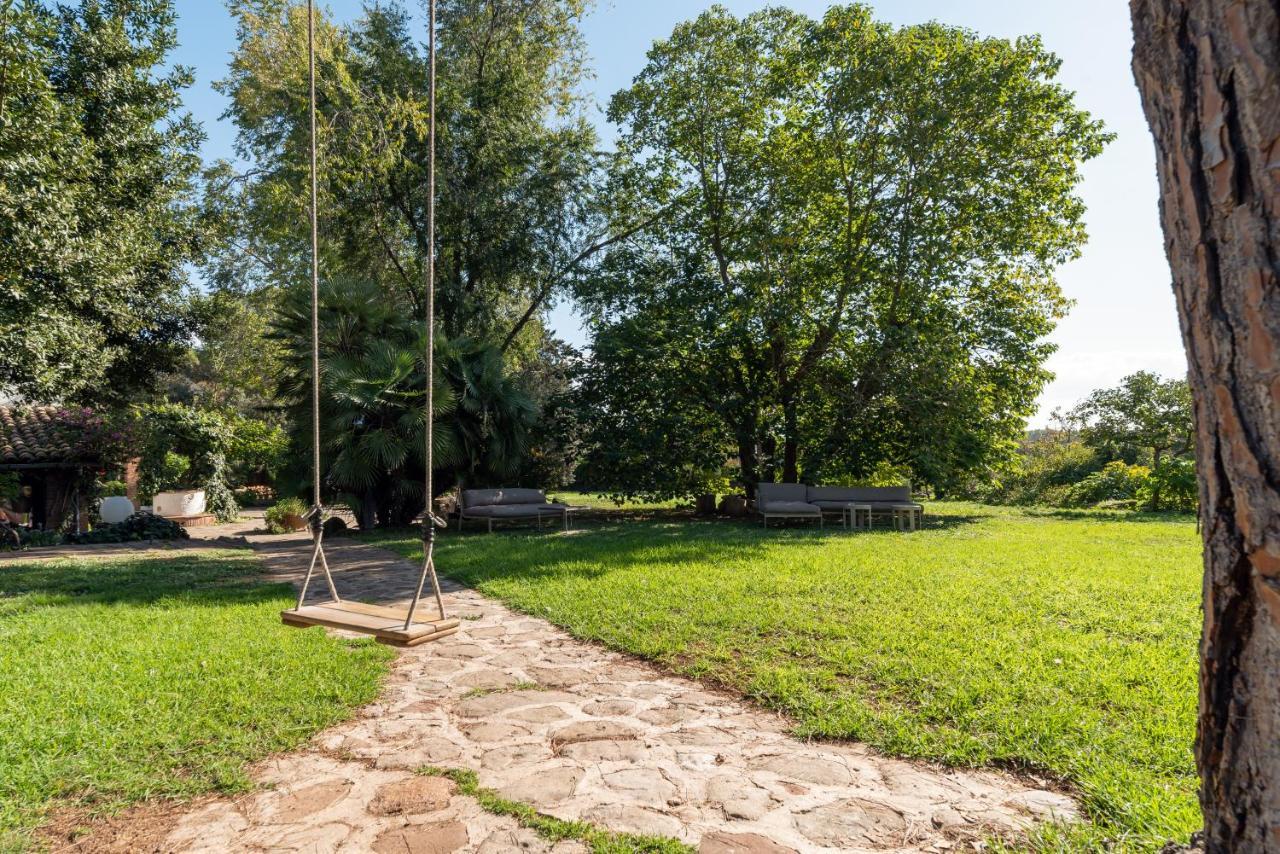 Masia Can Manent Del Bosc S XVIII Santa Eulalia de Ronsaná Exteriör bild