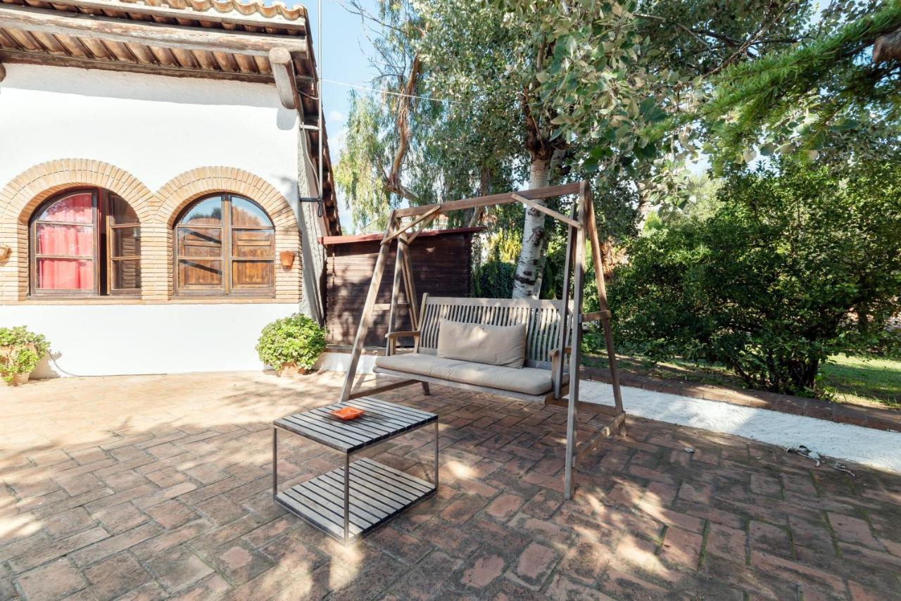 Masia Can Manent Del Bosc S XVIII Santa Eulalia de Ronsaná Exteriör bild